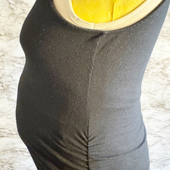 Old Navy Maternity Black Midi Tank Dress - Picture 5 of 7